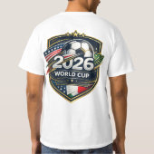 Wereldkampioenschap 2026 Fan Shield T-shirt (Achterkant)