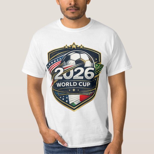 Wereldkampioenschap 2026 Fan Shield T-shirt (Voorkant)