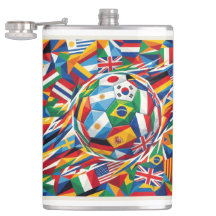 Wereldkampioenschap 2026 Landen Vlag Voetbal Glas