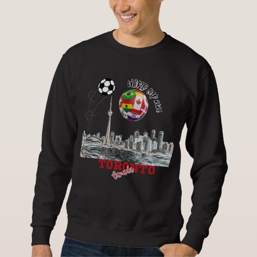 Wereldkampioenschap 2026 Toronto Skyline Trui (Voorkant)