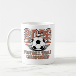 Wereldkampioenschap 2026 ⚽ – Voetbalfanontwerp Koffiemok