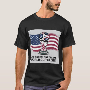Wereldkampioenschap Glory – USA Voetbal T-Shirt