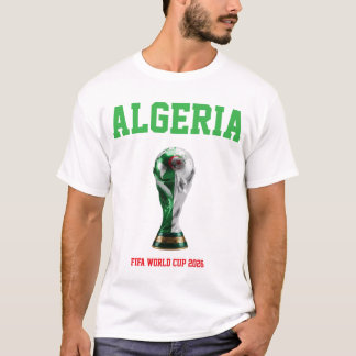 Wereldkampioenschap T-shirt voor Algerije-team