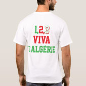 Wereldkampioenschap T-shirt voor Algerije-team (Achterkant)