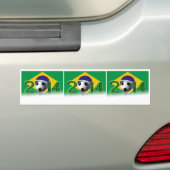 Wereldkampioenschap voetbal 2014 bumpersticker (Op auto)