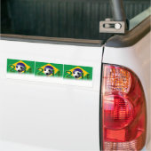 Wereldkampioenschap voetbal 2014 bumpersticker (Op Truck)