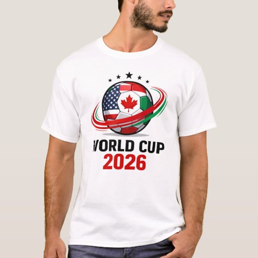 Wereldkampioenschap voetbal 2026 t-shirt (Voorkant)
