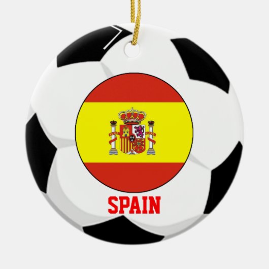 Wereldkampioenschappen voetbal 2010 in Spanje Keramisch Ornament (Voorkant)
