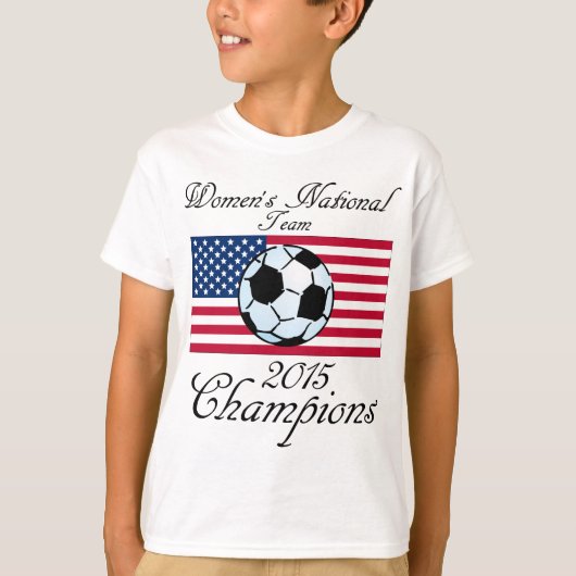 Wereldkampioenschappen voetbal vrouwen 2015 t-shirt (Voorkant)