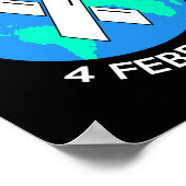 Wereldkankerdag 4 februari 3 poster (Hoek)