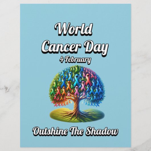 Wereldkankerdag. 4 februari flyer (Achterkant)