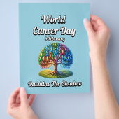 Wereldkankerdag. 4 februari flyer (Hand)