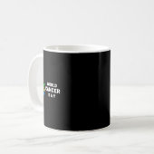 Wereldkankerdag - kankerbewustzijn koffiemok (Voorkant links)