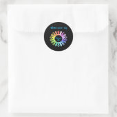 Wereldkankerdag Ronde Sticker (Tas)