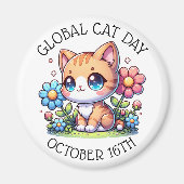 Wereldkattendag 16 oktober magneet (Voorkant)