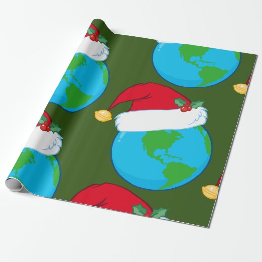 Wereldkerstfeest Cadeaupapier (Uitgerold)