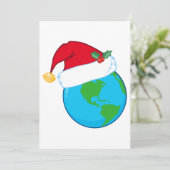 Wereldkerstmis Kaart (Staand voorkant)