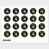 Wereldkikkerdag 20 maart ronde sticker (Vel)