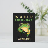 Wereldkikkerdag Briefkaart (Staand voorkant)