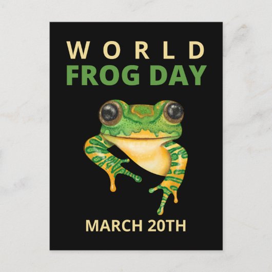 Wereldkikkerdag Briefkaart (Voorkant)
