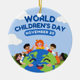 Wereldkinderdag | 20 november keramisch ornament