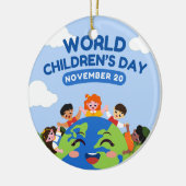 Wereldkinderdag | 20 november keramisch ornament (Links)