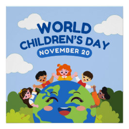 Wereldkinderdag | 20 november perfect poster