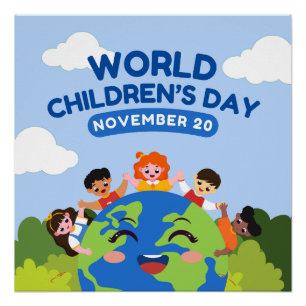 Wereldkinderdag 20 november perfect poster
