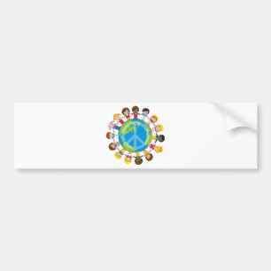 Wereldkinderen Bumpersticker