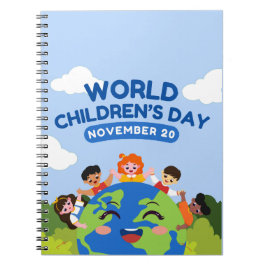 Wereldkinderendag | 20 november notitieboek