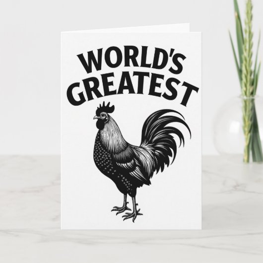 Wereldklasse Haan Man Kaart (Voorkant)