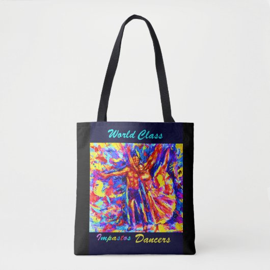 "WERELDKLASSE IMPASTOS DANCERS" TOTE BAG (Voorkant)