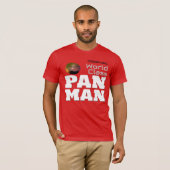 Wereldklasse Pan Man op ROOD T-shirt (Voorkant volledig)