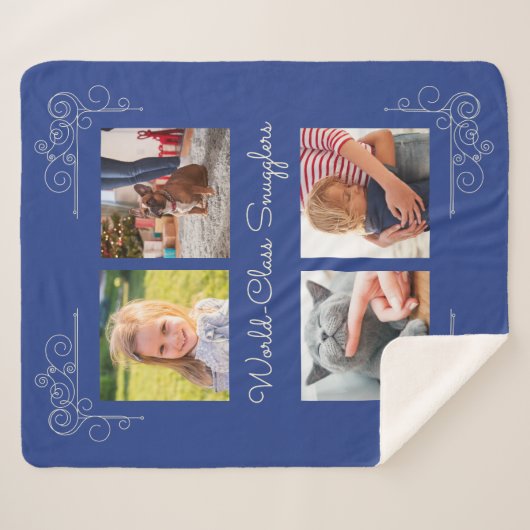 Wereldklasse smokkelaars aangepaste foto sherpa deken (Voorkant (horizontaal))