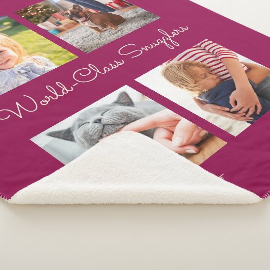 Wereldklasse smokkelaars aangepaste foto sherpa deken (3/4)