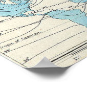  wereldklimaatkaart (1870) poster (Hoek)