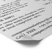 Wereldklokken, zakelijk en financieel Adverteren Poster (Hoek)