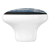 Wereldknop Planeet Aarde Keramische Knop (Zijkant)