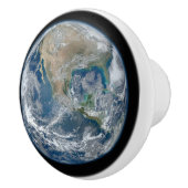 Wereldknop Planeet Aarde Keramische Knop (Rechts)
