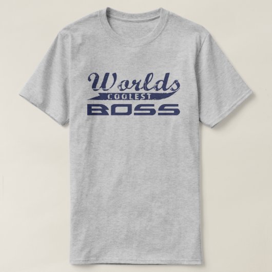 Wereldkoelste baas t-shirt (Design voorkant)