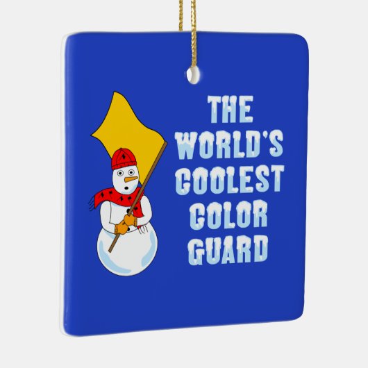 Wereldkoelste kleurenbeschermster keramisch ornament (Rechts)