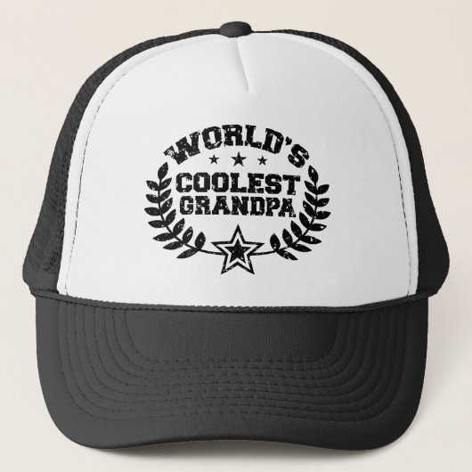 Wereldkoelste opa trucker pet (Voorkant)