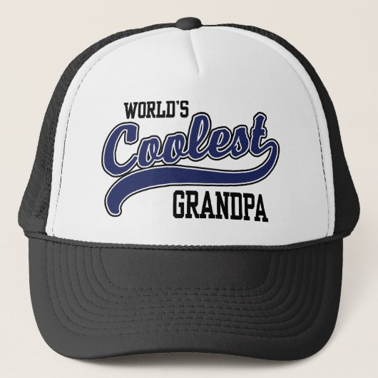 Wereldkoelste opa trucker pet (Voorkant)