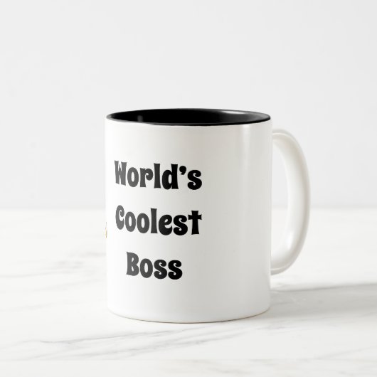 Wereldkoelste tweetone koffiekMok Tweekleurige Koffiemok (Voorkant rechts)