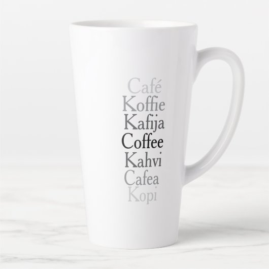 Wereldkoffie Latte Mok (Rechts)