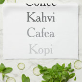 Wereldkoffie Theedoek (Gevouwen)