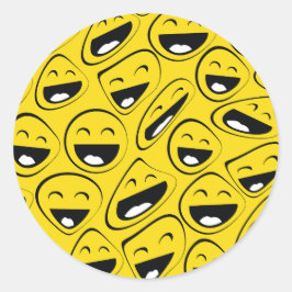 Wereldlachdag mei ronde sticker