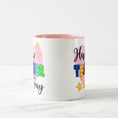 Wereldlerarendag Tweekleurige Koffiemok (Center)