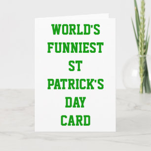 Wereldliefste St Patrick's day Kaart