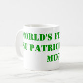 Wereldliefste St Patrick's day Koffiemok (Voorkant links)